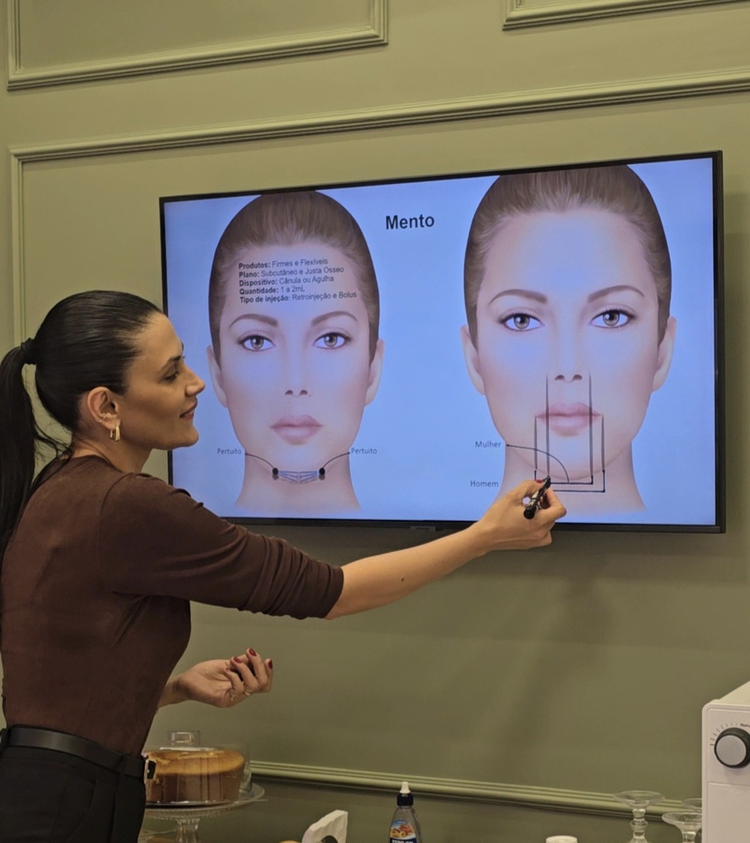 Ensinando resultados de preenchimento